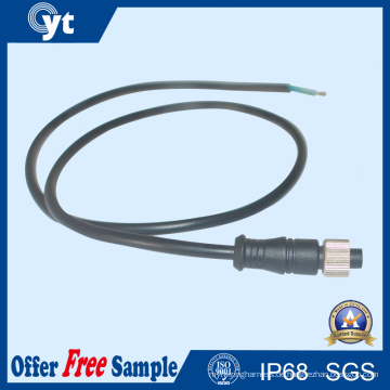 M12 4pin IP68 Gummi wasserdichten Stecker mit Kabel